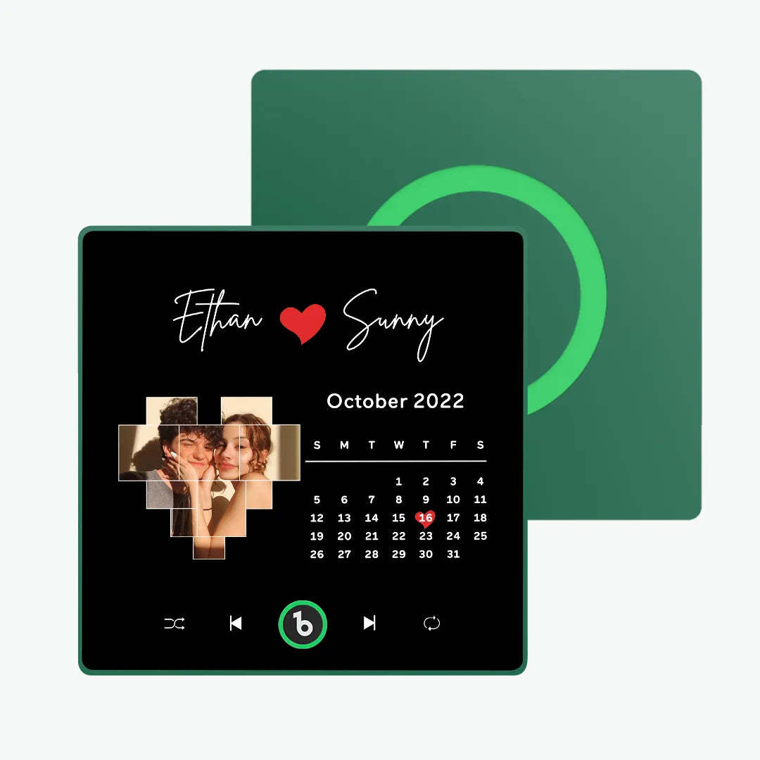 Personalisierter Musik-kühlschrankmagnet Zum Vatertag, Geschenk, Bunter Rahmen, Album, Kühlschrankmagnet, Musik-wandfotoaufkleber, Musikwerk, Das Als Geschenk Gespielt Werden Kann - meinemondlampe