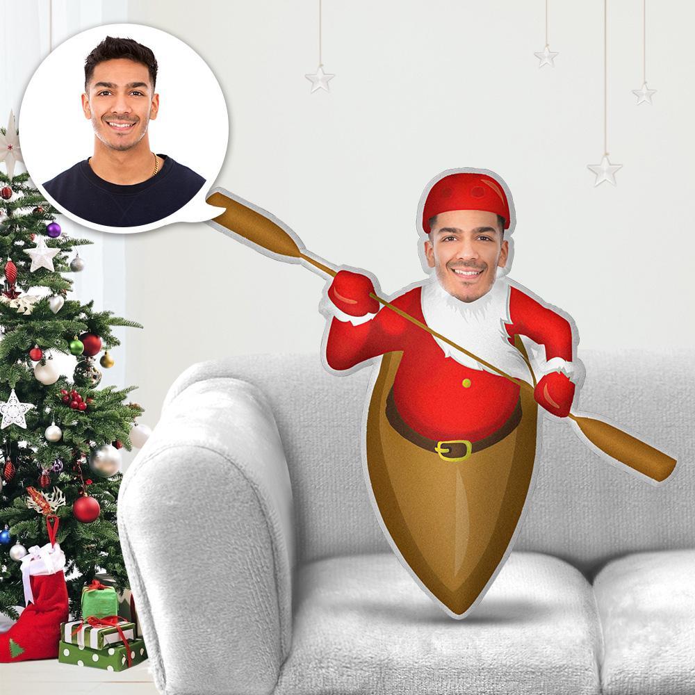 Mein Gesicht Kissen Individuelles Kissen Gesicht Körper Kissen Personalisiertes Foto Kissen Geschenk Kajak Weihnachtsmann Kris Kringle Dekokissen Minime Kissen - meinemondlampe