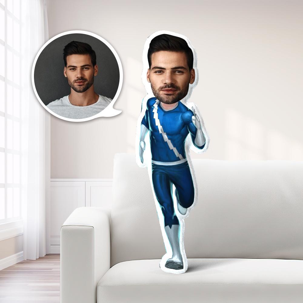 Personalisiertes Foto Mein Gesicht Kissen Benutzerdefiniertes Gesichtskissen Quicksilver Foto Kostümpuppe Einzigartiges Geschenk - meinemondlampe