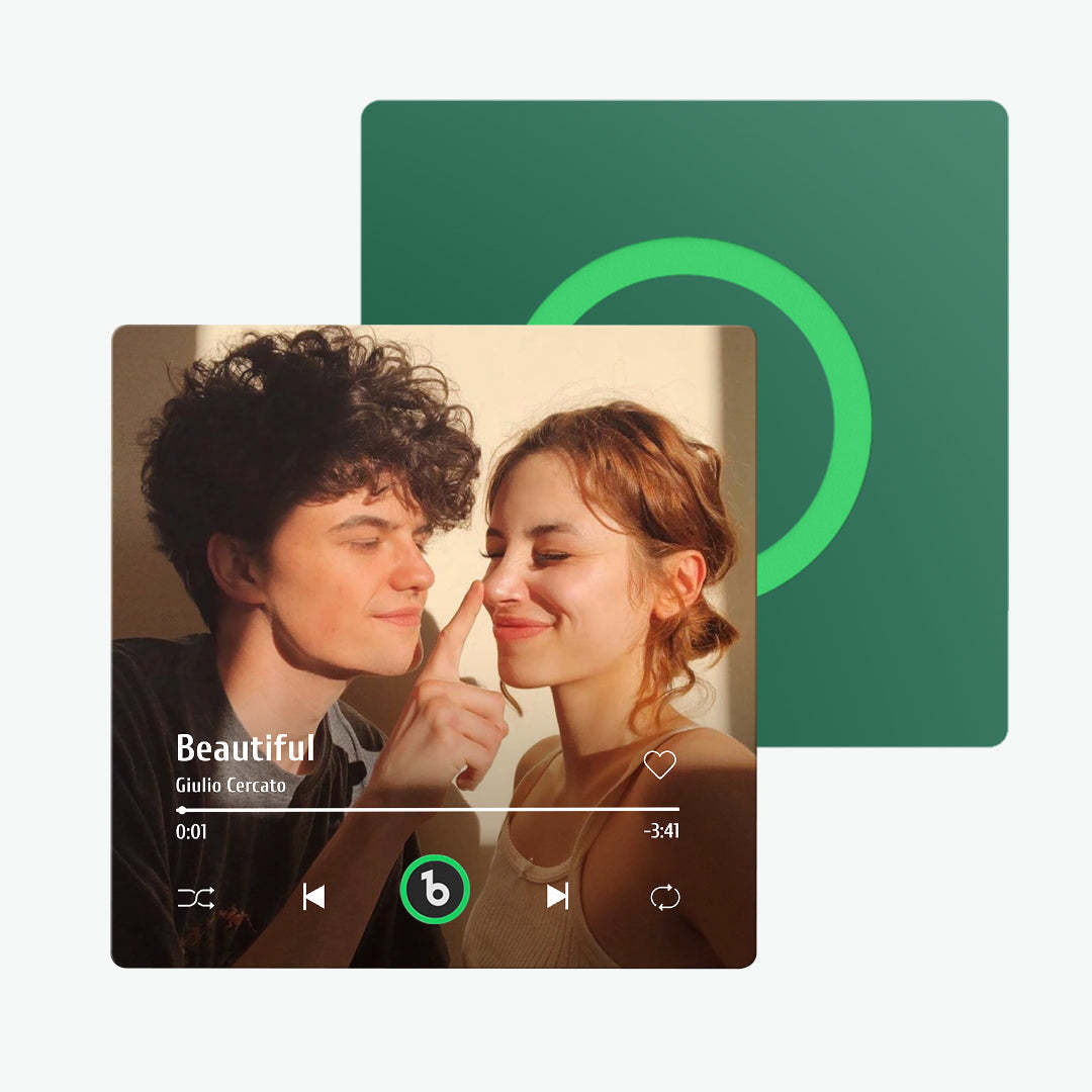 Personalisierter Musik-kühlschrankmagnet Zum Vatertag, Geschenk, Bunter Rahmen, Album, Kühlschrankmagnet, Musik-wandfotoaufkleber, Musikwerk, Das Als Geschenk Gespielt Werden Kann - meinemondlampe