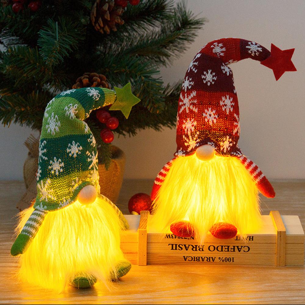 Weihnachten Rudolph Gnome Rentier Gnome Nachtlicht Urlaub Gnome Weihnachten Dekoration Lampe