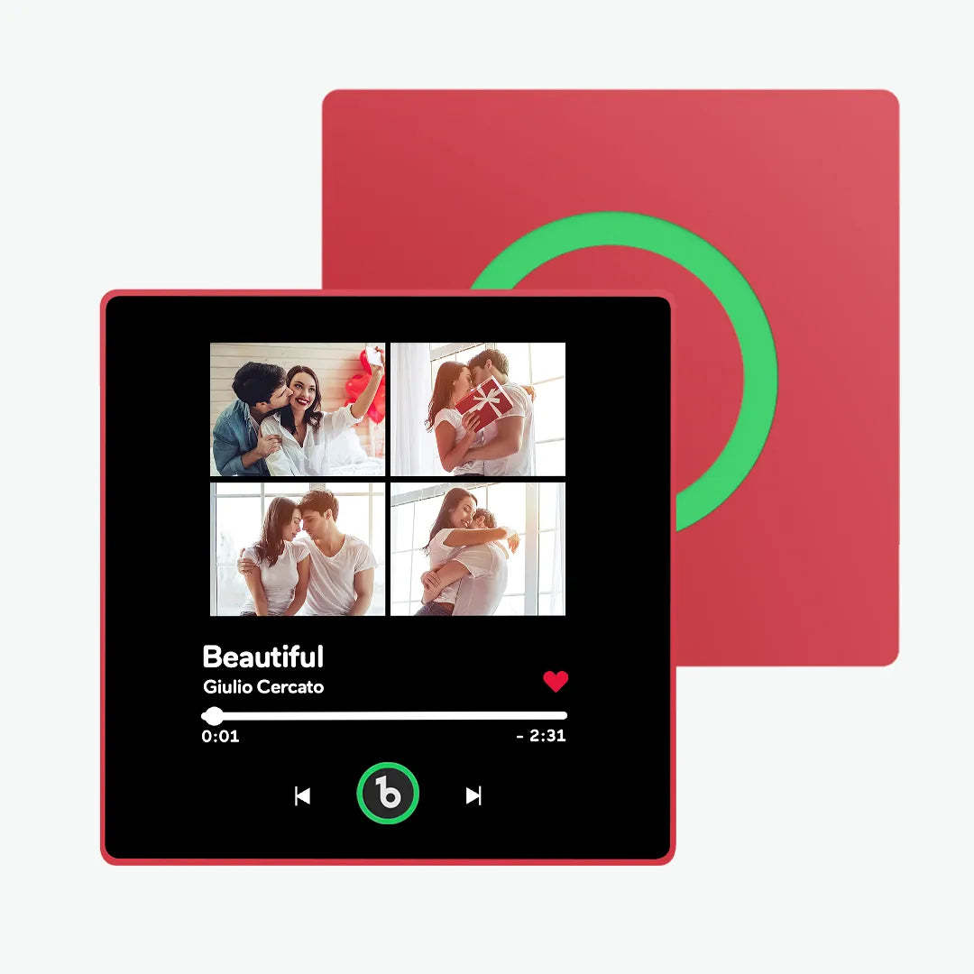 Personalisierter Musik-kühlschrankmagnet Zum Vatertag, Geschenk, Bunter Rahmen, Album, Kühlschrankmagnet, Musik-wandfotoaufkleber, Musikwerk, Das Als Geschenk Gespielt Werden Kann - meinemondlampe