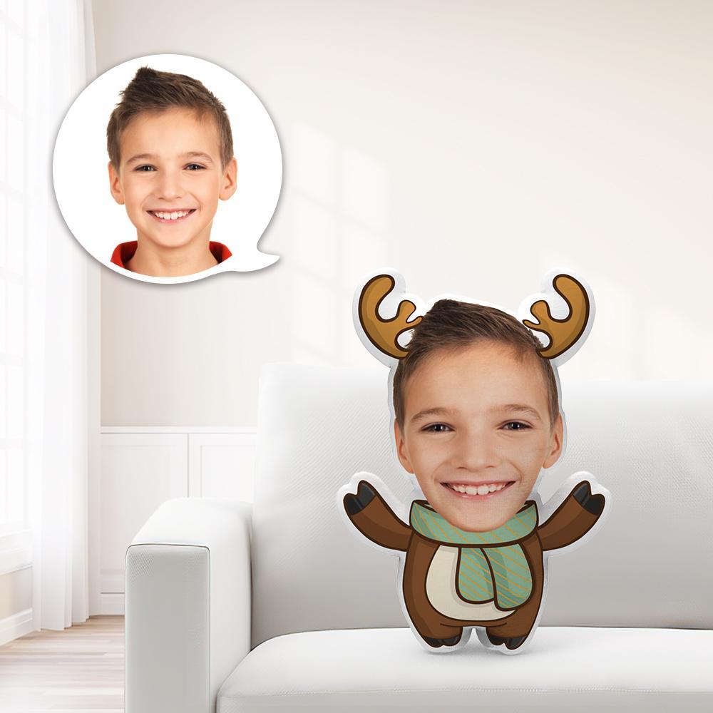 Personalisiertes Minime-kissen Einzigartiges Personalisiertes Minime-rehkitz Mit Einem Schal Wurfpuppe Geben Sie Ihrem Kind Das Sinnvollste Geschenk - meinemondlampe