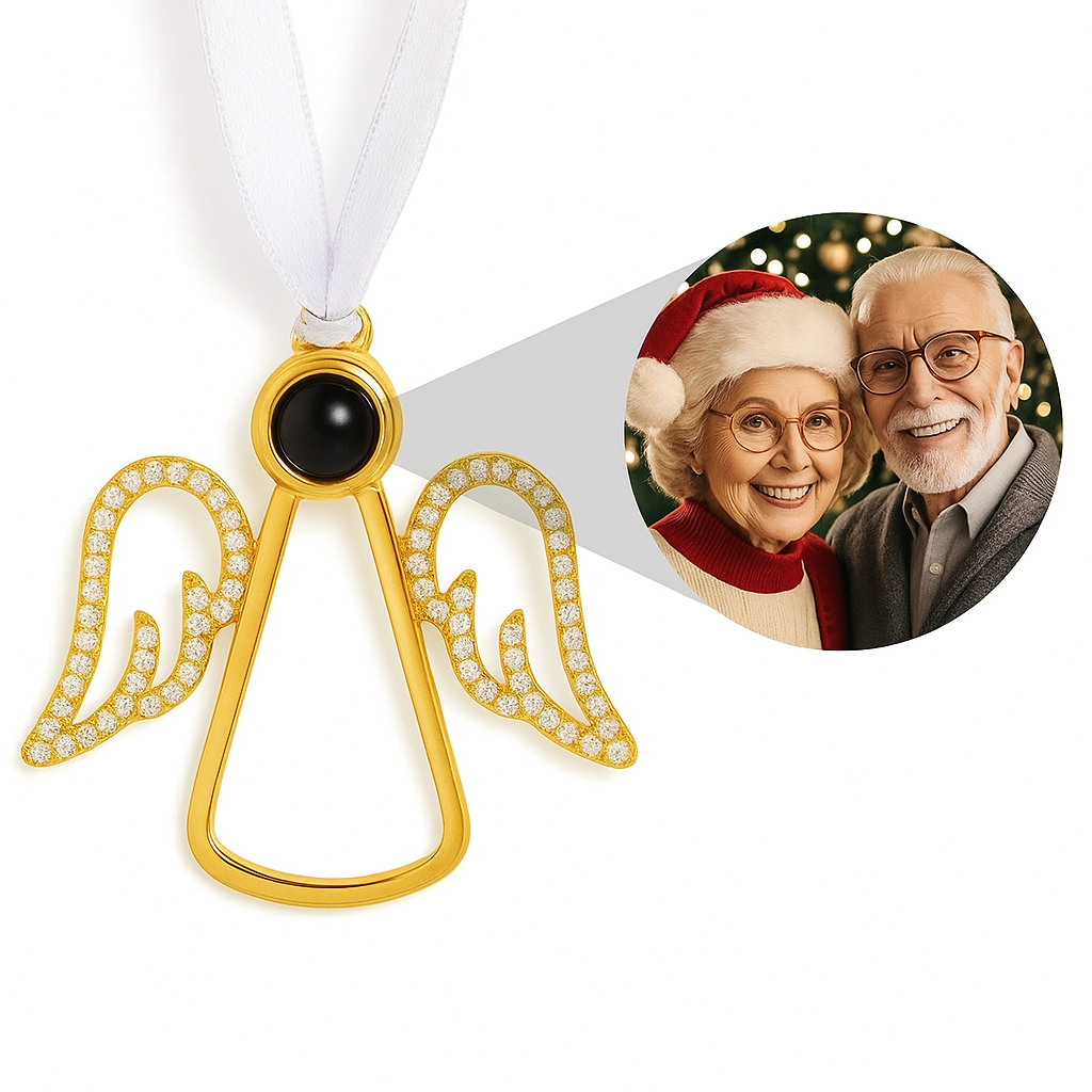 Personalisierte Rosa Schneeflocken-fotoornamente, Individuelle Projektionsornamente, Weihnachtsgeschenke - meinemondlampe