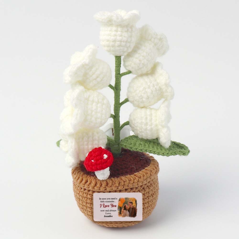 Gehäkeltes Maiglöckchen Mit Led-beleuchtung – Leuchtende Topfblume Aus Strickgarn Für Stimmungsvolles Wohnambiente