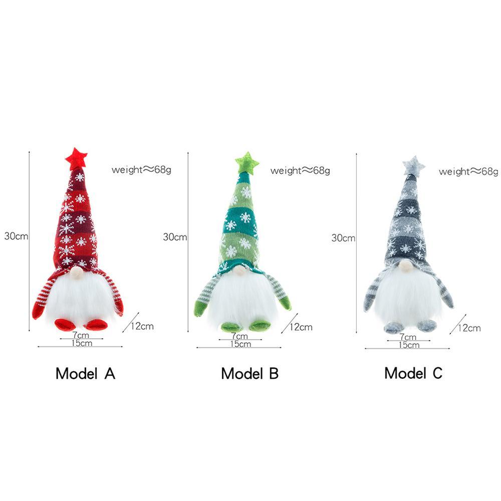 Weihnachten Rudolph Gnome Rentier Gnome Nachtlicht Urlaub Gnome Weihnachten Dekoration Lampe - meinemondlampe