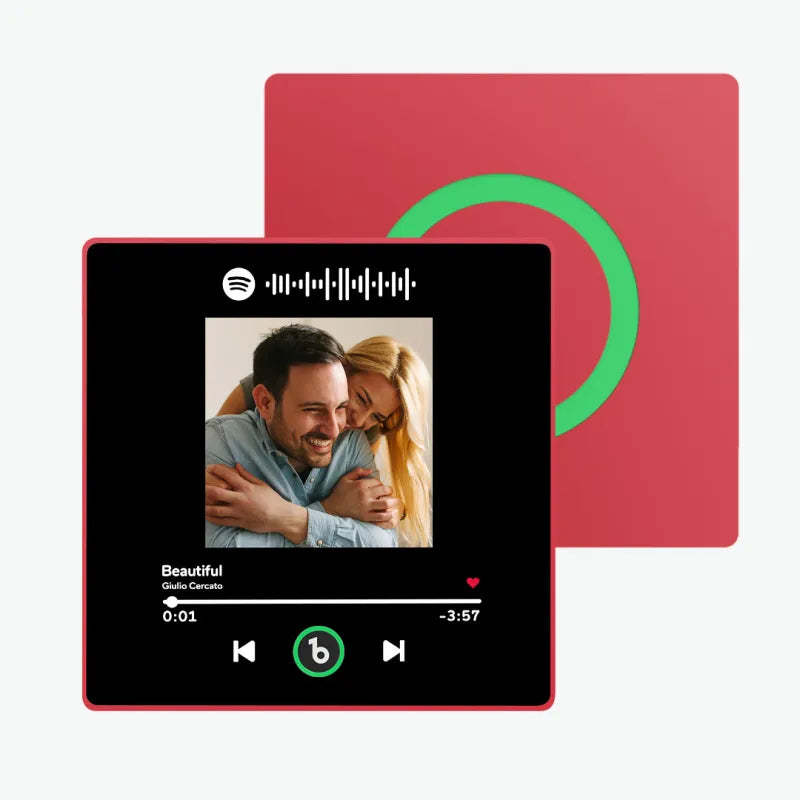 Personalisierter Musik-kühlschrankmagnet Zum Vatertag, Geschenk, Bunter Rahmen, Album, Kühlschrankmagnet, Musik-wandfotoaufkleber, Musikwerk, Das Als Geschenk Gespielt Werden Kann - meinemondlampe