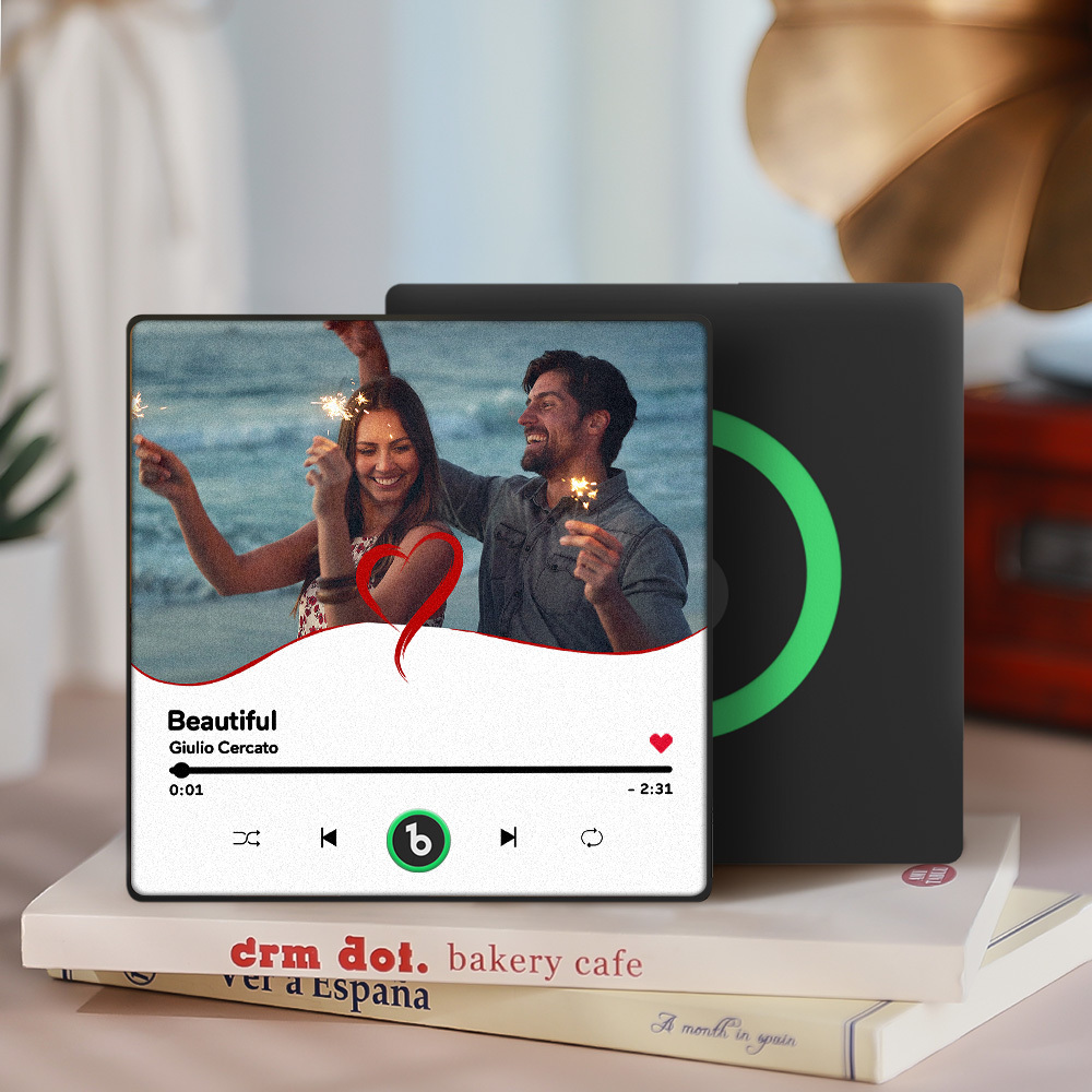 Benutzerdefinierte Musik Kühlschrankmagnete Benutzerdefinierte Musik Kühlschrankmagnet Bunte Rahmen Album Kühlschrankmagnet Kann Lieder Spielen Geschenk Für Sie - meinemondlampe