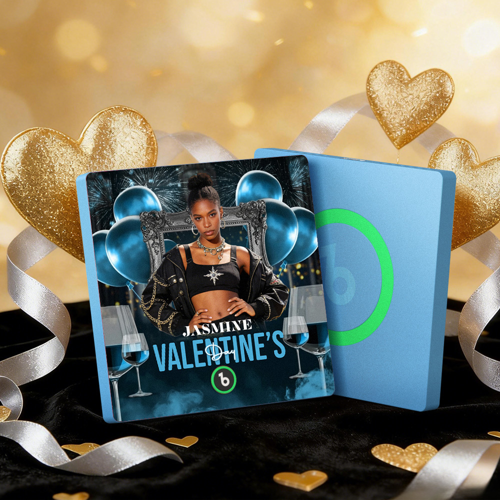 Individuell Gestaltbarer Musik-kühlschrankmagnet Mit Blauem Ballon Und Buntem Rahmen – Ein Kühlschrankmagnet Mit Musikfunktion, Der Lieder Abspielen Kann – Ein Perfektes Valentinstagsgeschenk - meinemondlampe