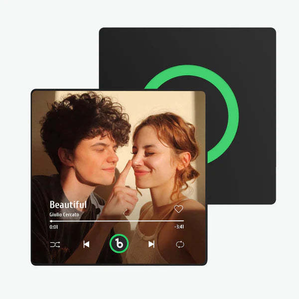 Personalisierter Musik-kühlschrankmagnet Zum Vatertag, Geschenk, Bunter Rahmen, Album, Kühlschrankmagnet, Musik-wandfotoaufkleber, Musikwerk, Das Als Geschenk Gespielt Werden Kann - meinemondlampe