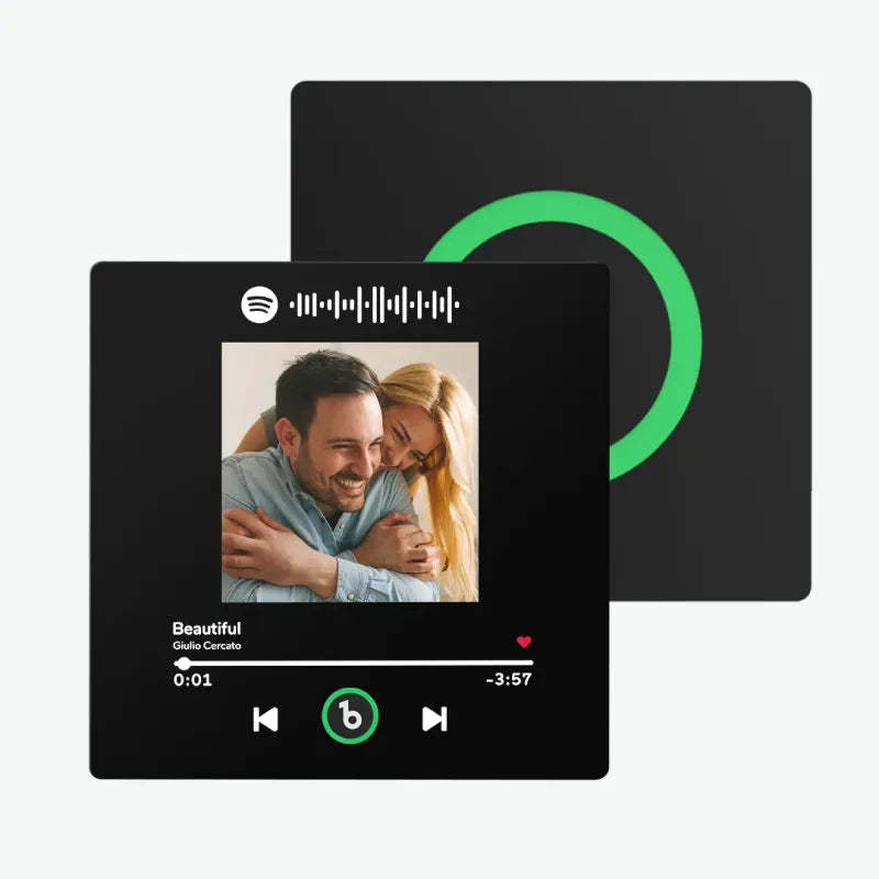 Personalisierter Musik-kühlschrankmagnet Zum Vatertag, Geschenk, Bunter Rahmen, Album, Kühlschrankmagnet, Musik-wandfotoaufkleber, Musikwerk, Das Als Geschenk Gespielt Werden Kann - meinemondlampe