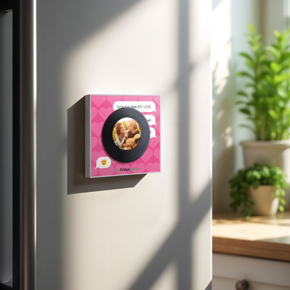 Kühlschrankmagnet Mit Musik Und Foto, Personalisierbarer Kühlschrankmagnet, Lustiges Geschenk Für Paare Zum Valentinstag - meinemondlampe