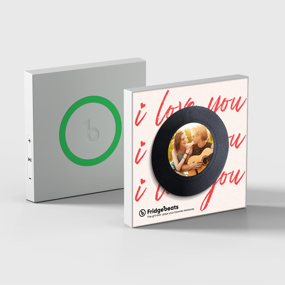 Personalisierter Musik-kühlschrankmagnet, Personalisierte Foto-kühlschrankmagnete, „ich Liebe Dich", Valentinstagsgeschenk - meinemondlampe