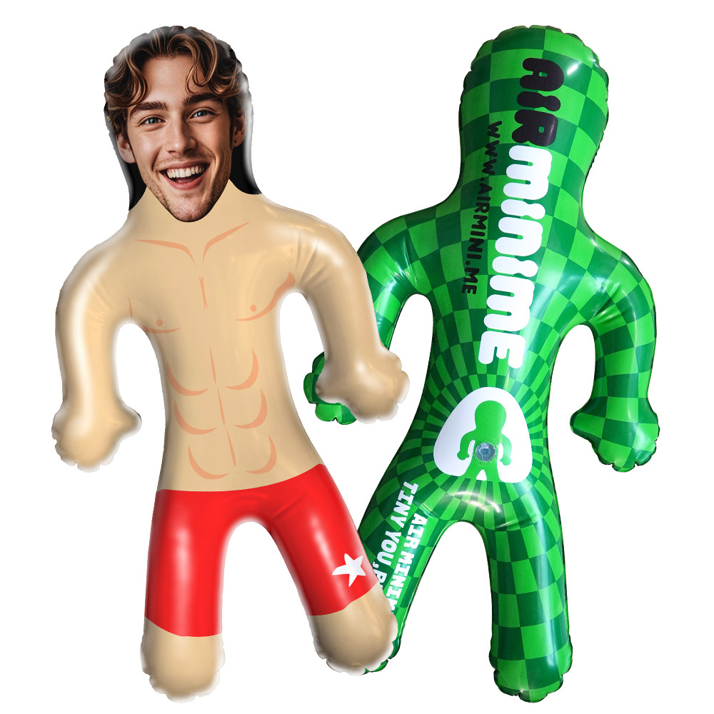 Benutzerdefinierte Aufblasbare Puppen, Lustiger Pool, Aufblasbarer Minime-ballon, Individuelle Gesichtsluft-minime Für Partygeschenke - meinemondlampe