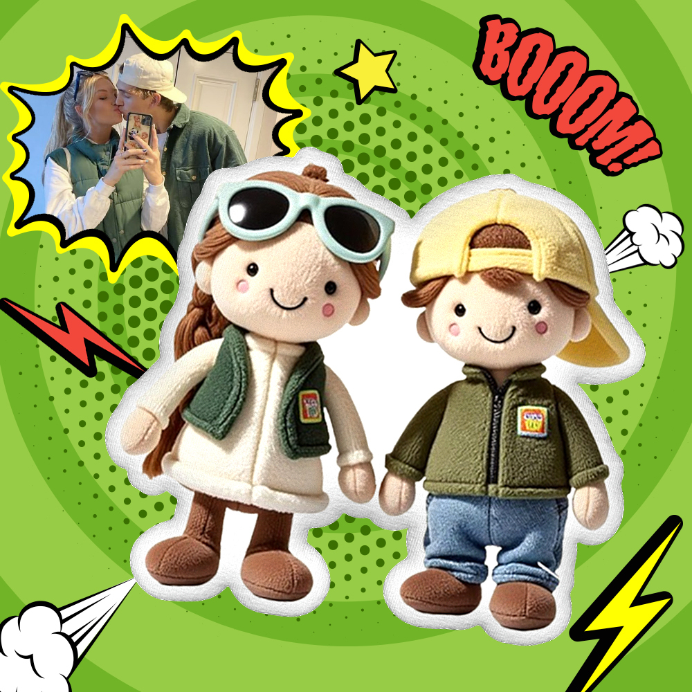 Personalisiertes Foto-plüschpuppenkissen Mini Me Plüschkissen Geschenke Für Bff - meinemondlampe