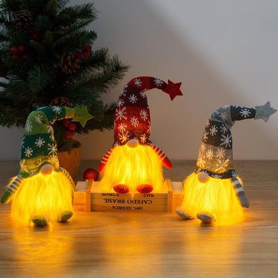 Weihnachten Rudolph Gnome Rentier Gnome Nachtlicht Urlaub Gnome Weihnachten Dekoration Lampe - meinemondlampe