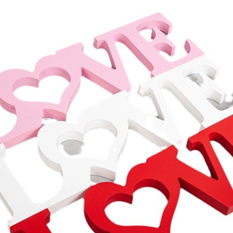 Love-buchstaben-deko – Herzförmiger Tischschmuck, Valentinstagsgeschenk - meinemondlampe