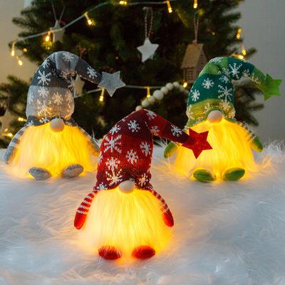 Weihnachten Rudolph Gnome Rentier Gnome Nachtlicht Urlaub Gnome Weihnachten Dekoration Lampe