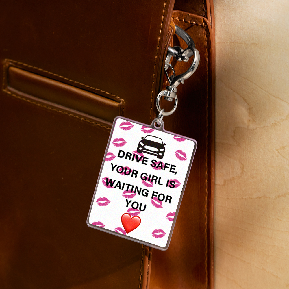 Personalisierter Schlüsselanhänger, Benutzerdefinierter Foto-schlüsselanhänger, Jubiläumsgeschenk, Geschenk Für Fahrer - meinemondlampe