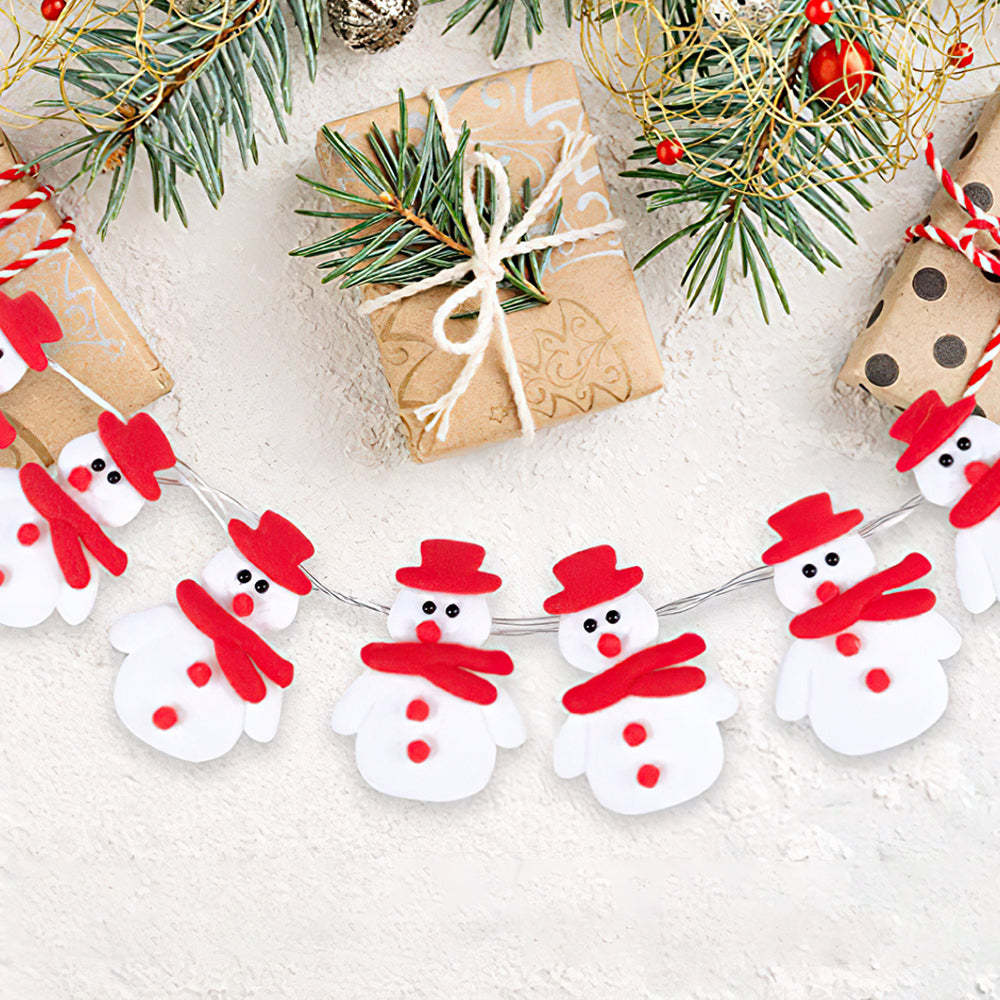 Weihnachtsdekorations-lichterketten Mit Batteriebetriebenen Oder Usb-betriebenen Weihnachts-hängeornamenten Für Den Innen- Und Außenbereich, Feiertage, Weihnachten, Neujahr, Party-dekorationen - meinemondlampe