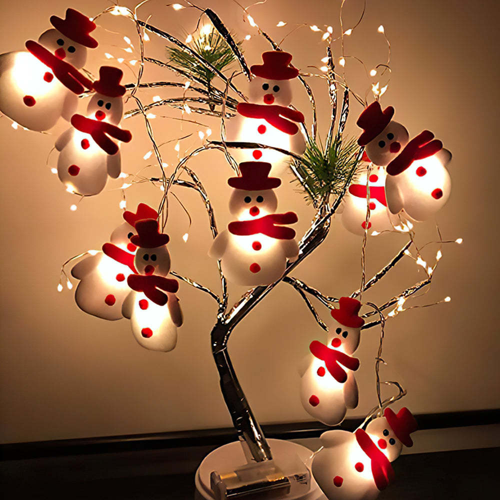 Weihnachtsdekorations-lichterketten Mit Batteriebetriebenen Oder Usb-betriebenen Weihnachts-hängeornamenten Für Den Innen- Und Außenbereich, Feiertage, Weihnachten, Neujahr, Party-dekorationen - meinemondlampe