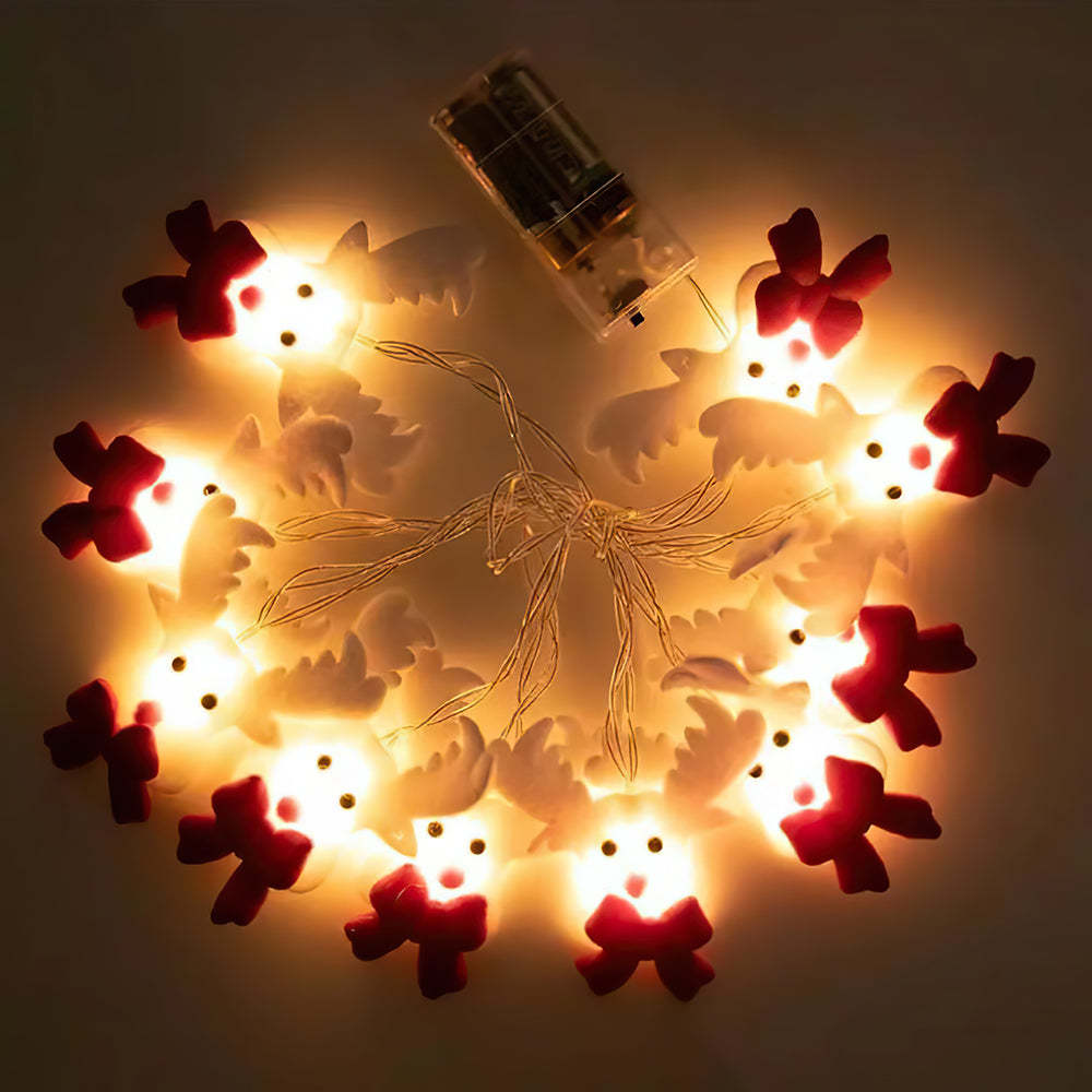 Weihnachtsdekorations-lichterketten Mit Batteriebetriebenen Oder Usb-betriebenen Weihnachts-hängeornamenten Für Den Innen- Und Außenbereich, Feiertage, Weihnachten, Neujahr, Party-dekorationen - meinemondlampe