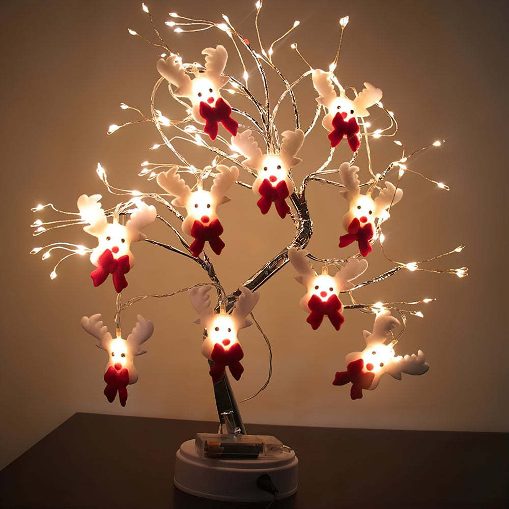 Weihnachtsdekorations-lichterketten Mit Batteriebetriebenen Oder Usb-betriebenen Weihnachts-hängeornamenten Für Den Innen- Und Außenbereich, Feiertage, Weihnachten, Neujahr, Party-dekorationen - meinemondlampe