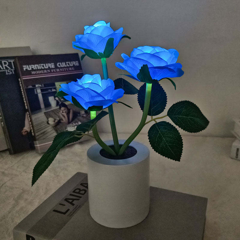 Blumen Tischlampe Rose Nachtlicht Home Decor Geschenke Zum Muttertag - meinemondlampe
