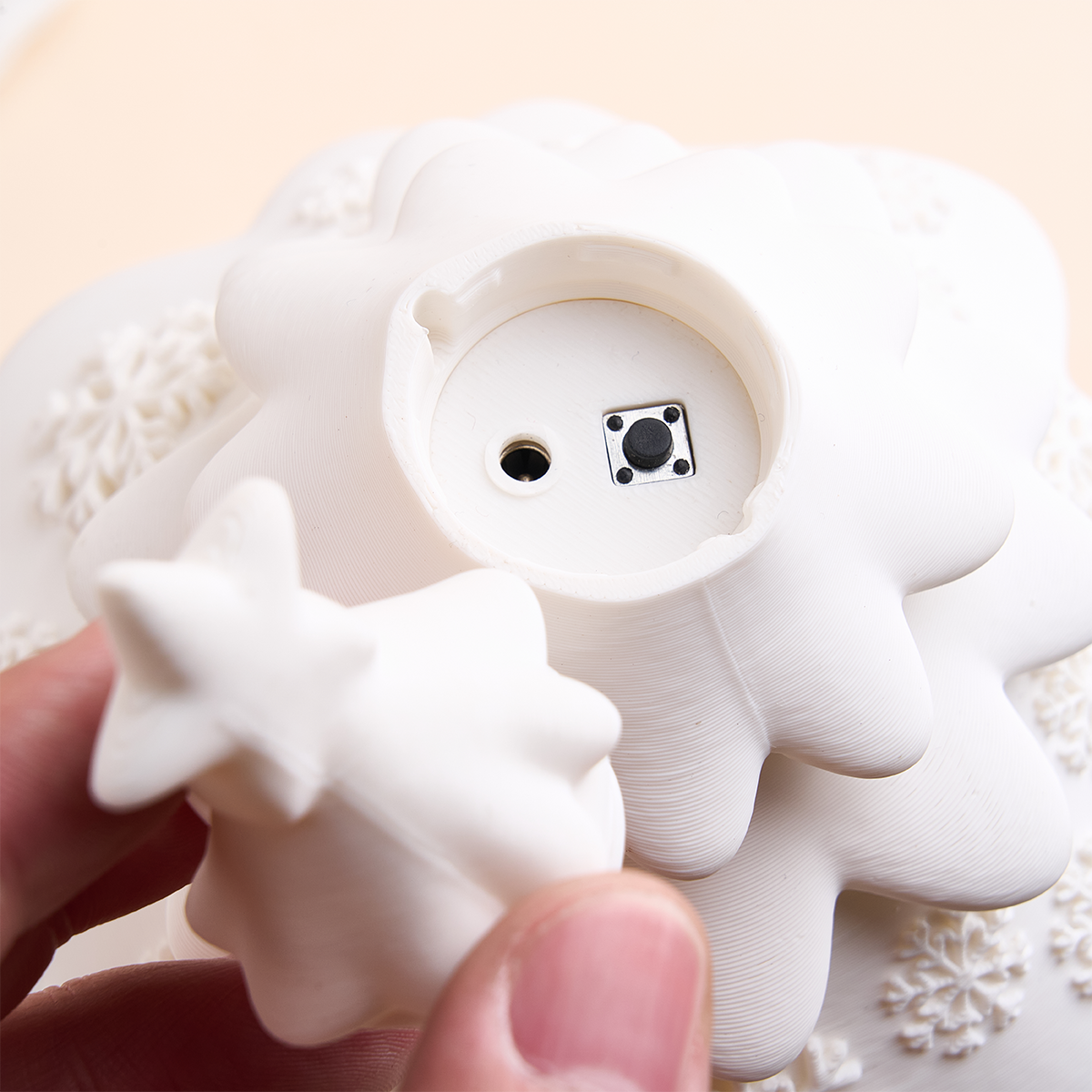 Personalisierte, Drehbare Nachtlicht-spieluhr Mit Mehreren Fotos, Gravierte Familienerinnerungslampe, Weihnachtslampe In Form Einer Treibflasche, Weihnachtsbaumbeleuchtung, Weihnachtsgeschenk - meinemondlampe