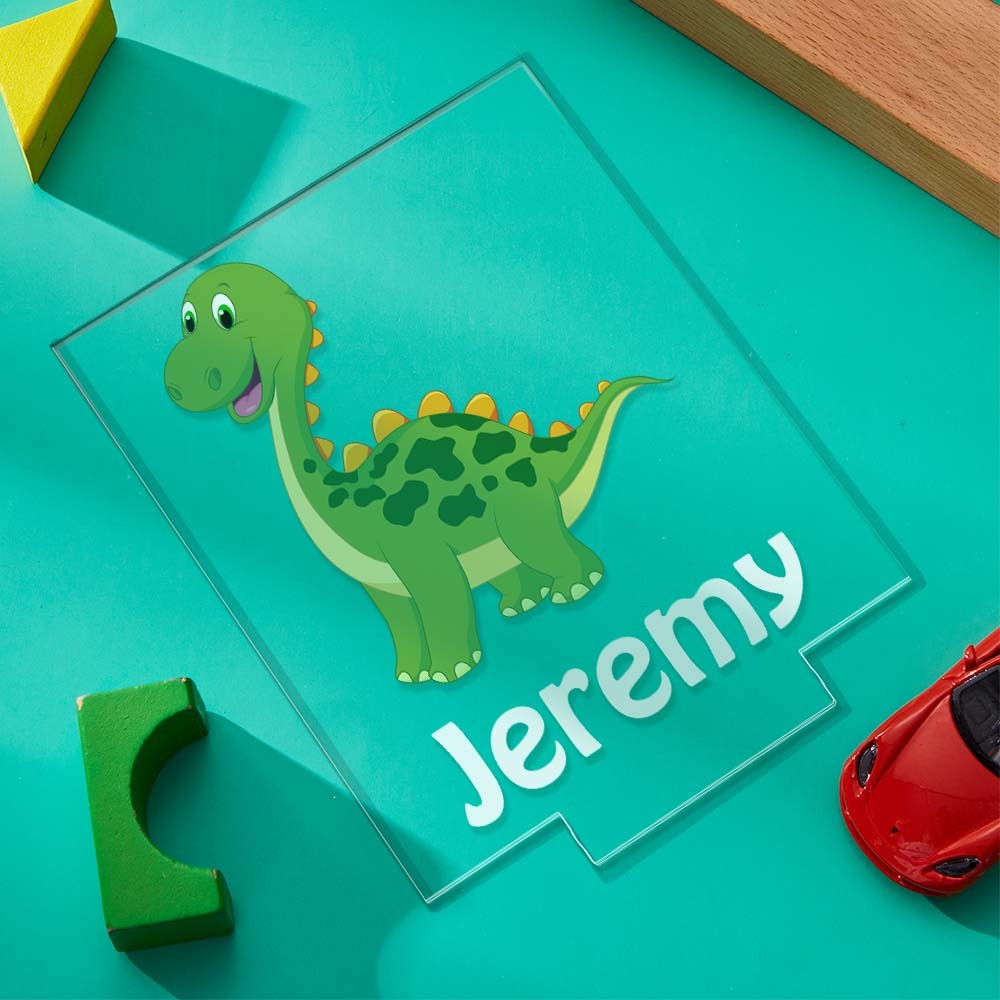 Benutzerdefinierte Dinosaurier-geschenke Für Jungen 8-12 Personalisiert Mit Individuellem Namen T-rex Pterodactyl Triceratops - meinemondlampe