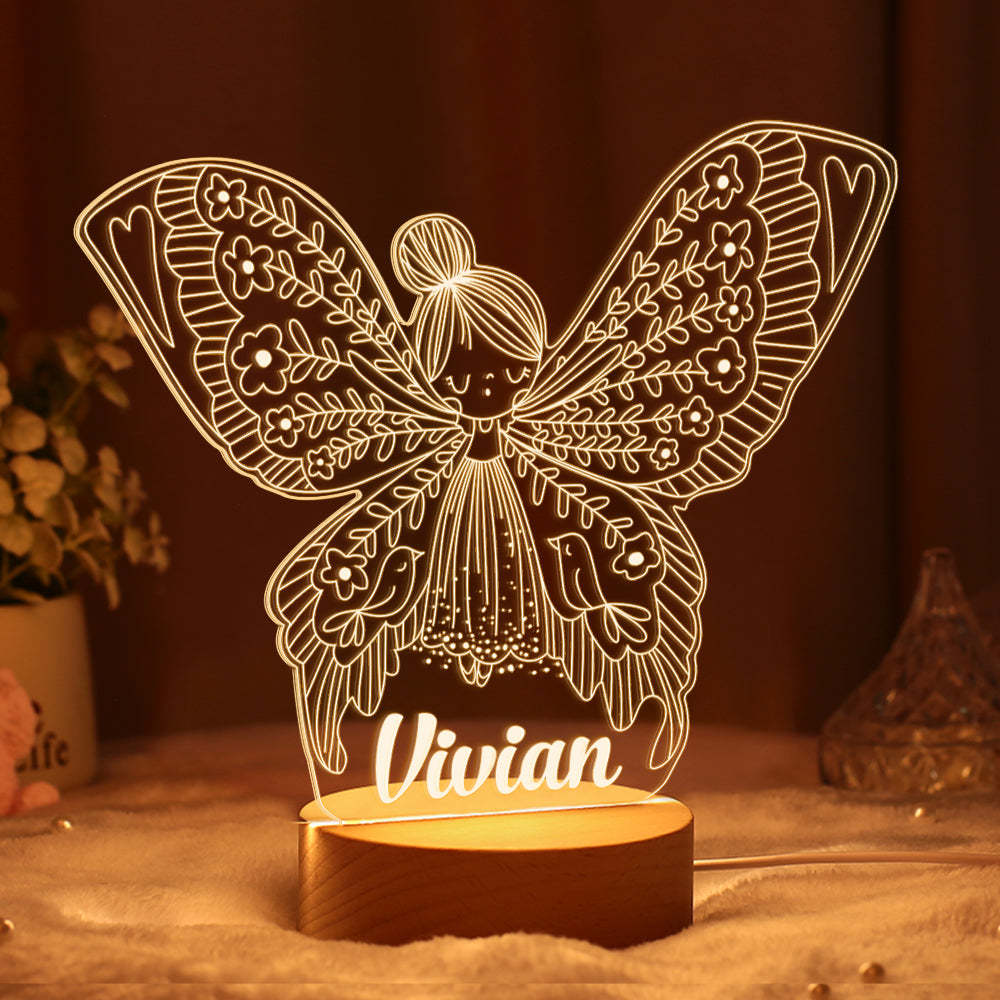 Personalisierte Kinderzimmer Dekor Benutzerdefinierte 3d Lampe Mädchen Zimmer Dekor Nachtlicht Geschenke Für Mädchen Kinderzimmer Dekor - meinemondlampe