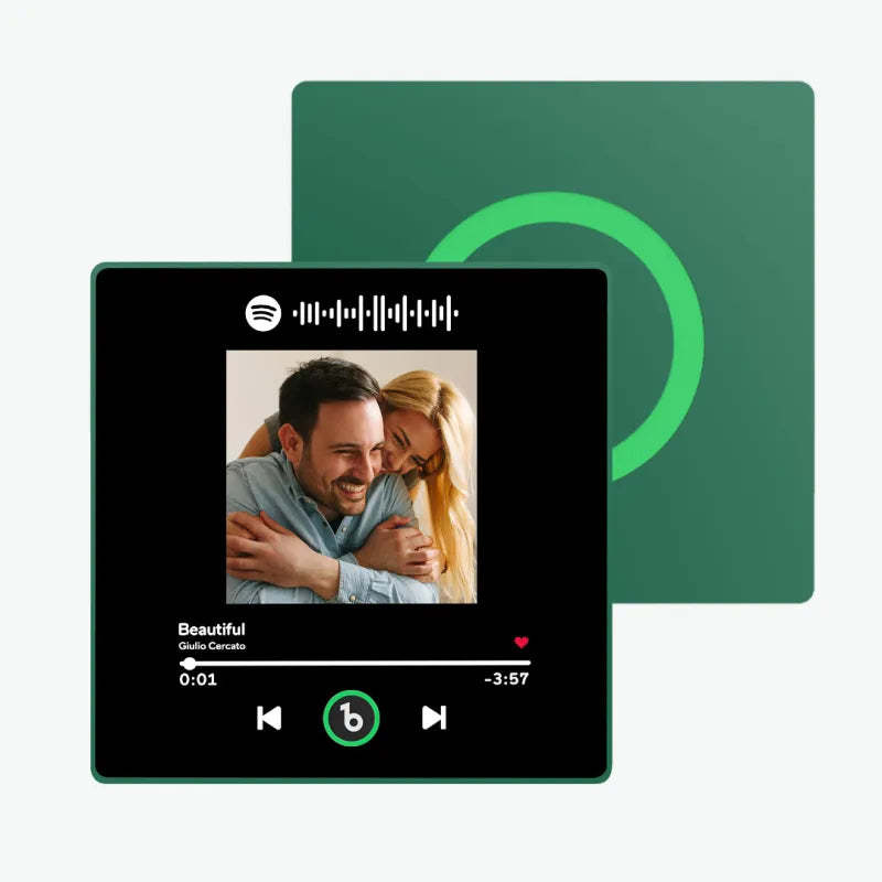Personalisierter Musik-kühlschrankmagnet Zum Vatertag, Geschenk, Bunter Rahmen, Album, Kühlschrankmagnet, Musik-wandfotoaufkleber, Musikwerk, Das Als Geschenk Gespielt Werden Kann - meinemondlampe