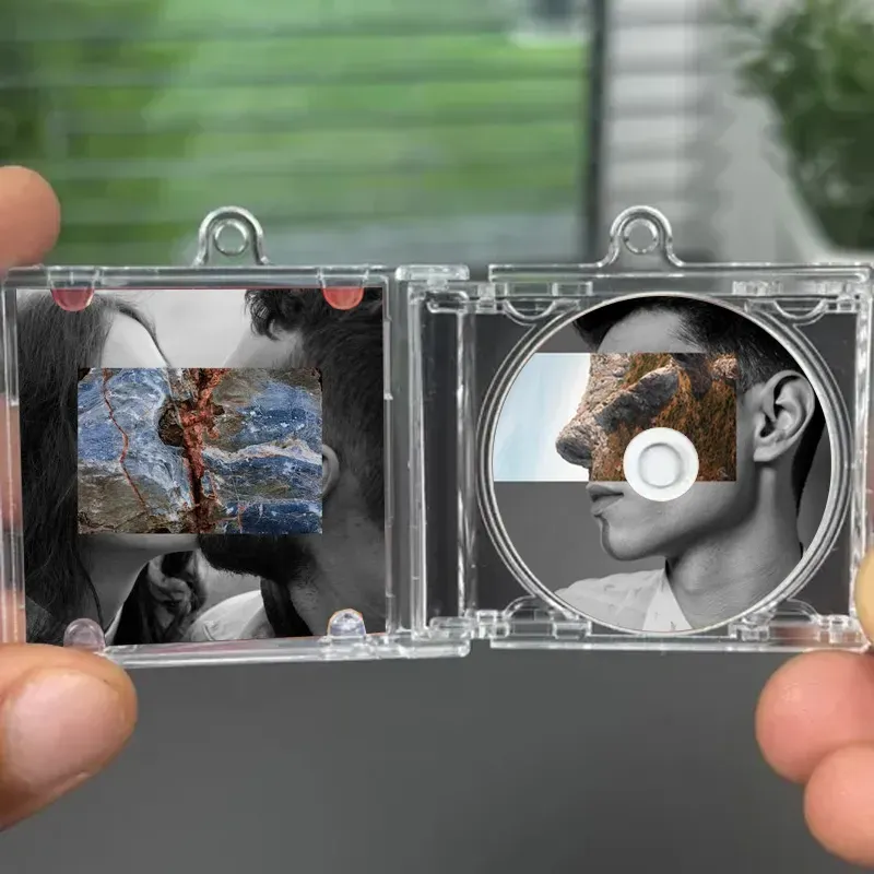 Personalisierter Album-cd-schlüsselanhänger