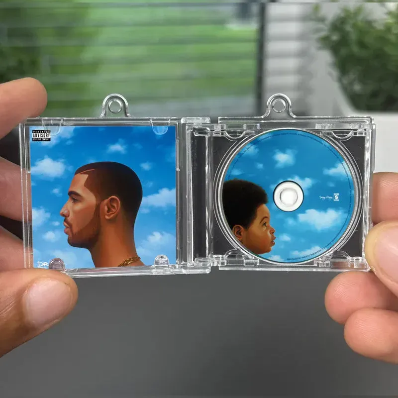 Personalisierter Album-cd-schlüsselanhänger