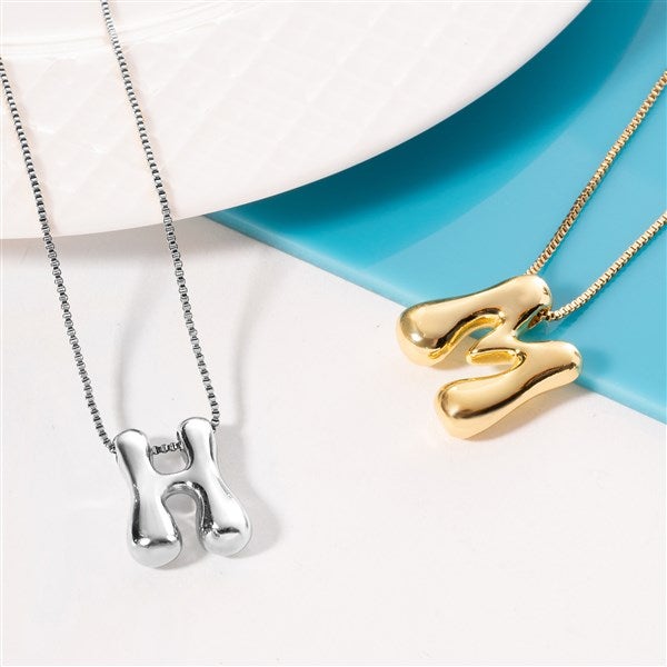 Valentinstagsgeschenk, Halskette Mit Buchstabenanhänger, Weihnachtsgeschenk Für Sie