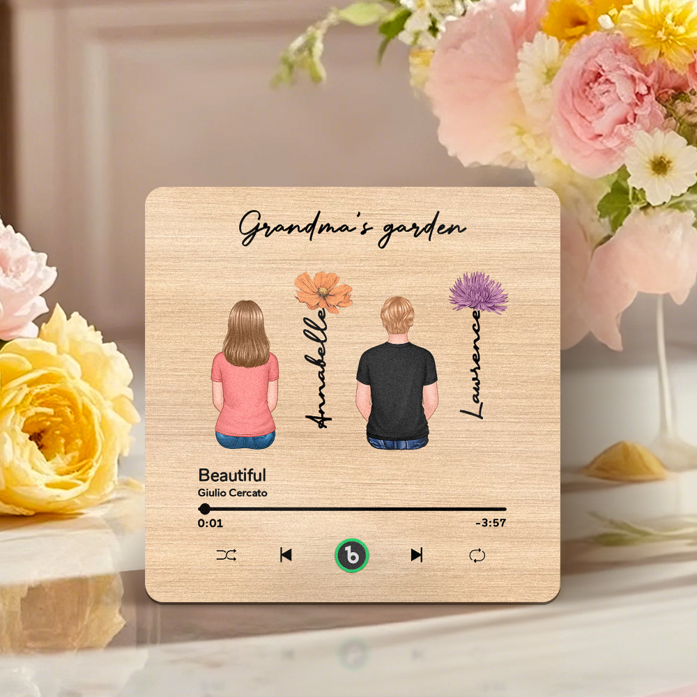 Imán De Nevera Con Música Personalizada Para El Día De La Madre, Adhesivo Para Pared Con Música Que Reproduce Música Sin Celular, Varios Estilos - santacalcetines