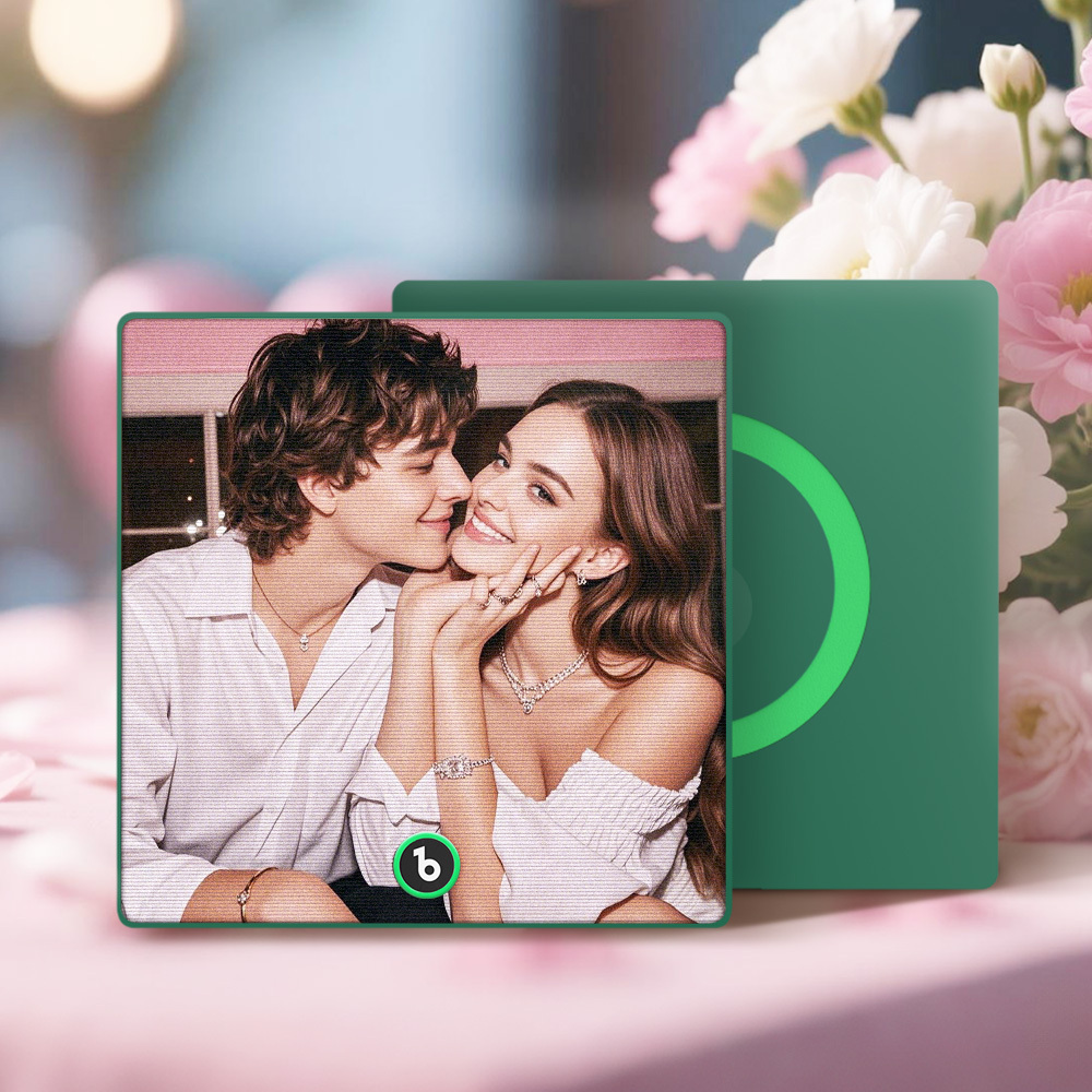Imán De Nevera Con Música Personalizada, Calendario Con Foto Grabada, Regalo Lenticular - santacalcetines