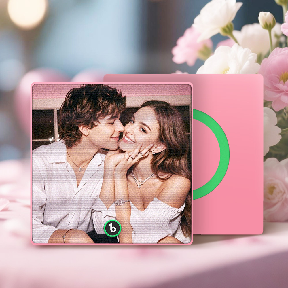 Imán De Nevera Con Música Personalizada, Calendario Con Foto Grabada, Regalo Lenticular - santacalcetines