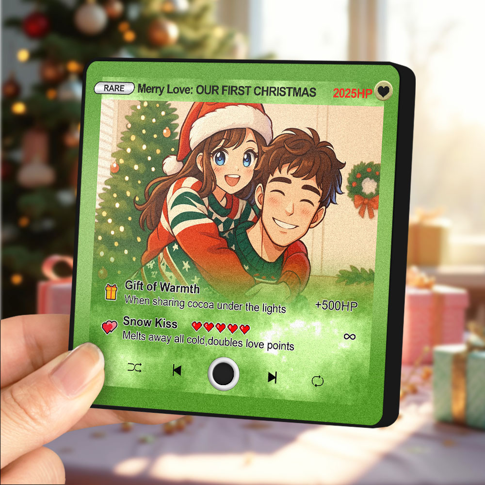 Regalos De Halloween Imán De Nevera Con Foto Personalizado Música Que Se Puede Reproducir Sin Celular Imán De Nevera Con Música - santacalcetines