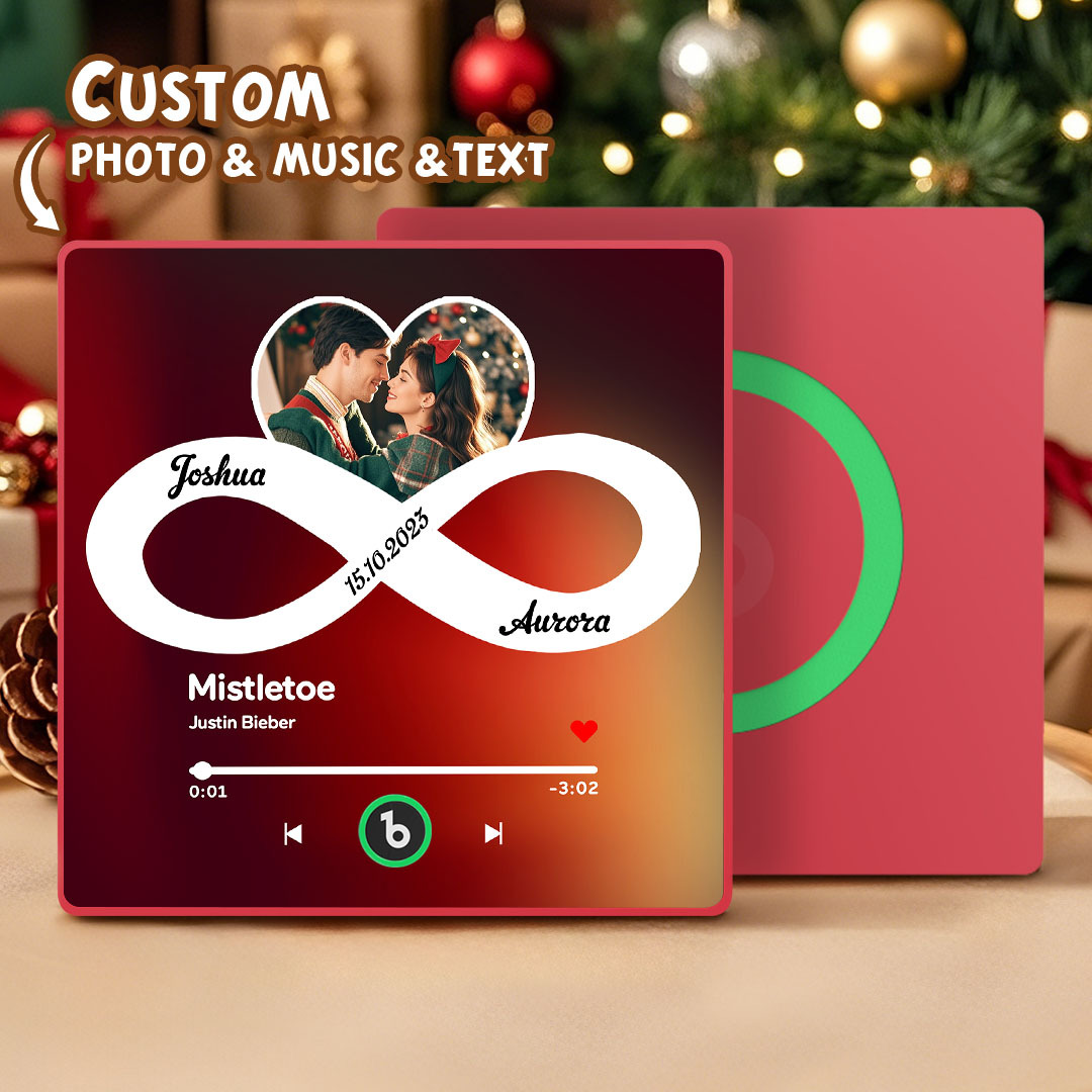 Imanes De Nevera Con Música Personalizados. Imán De Nevera Con Música Personalizado. Marco Colorido. Álbum Con Imán Para Nevera. Puede Reproducir Canciones. Regalo Para Un Amante. - santacalcetines