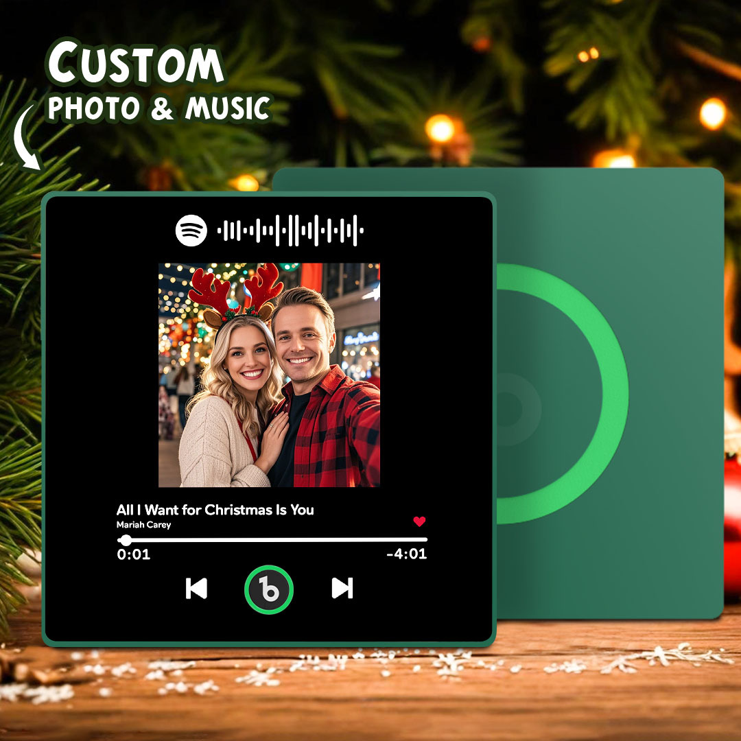 Imanes De Nevera Con Música Personalizados. Imán De Nevera Con Música Personalizado. Marco Colorido. Álbum Con Imán Para Nevera. Puede Reproducir Canciones. Regalo Para Un Amante. - santacalcetines