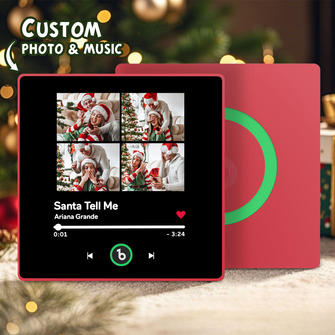 Imanes De Nevera Con Música Personalizados. Imán De Nevera Con Música Personalizado. Marco Colorido. Álbum Con Imán Para Nevera. Puede Reproducir Canciones. Regalo Para Un Amante. - santacalcetines