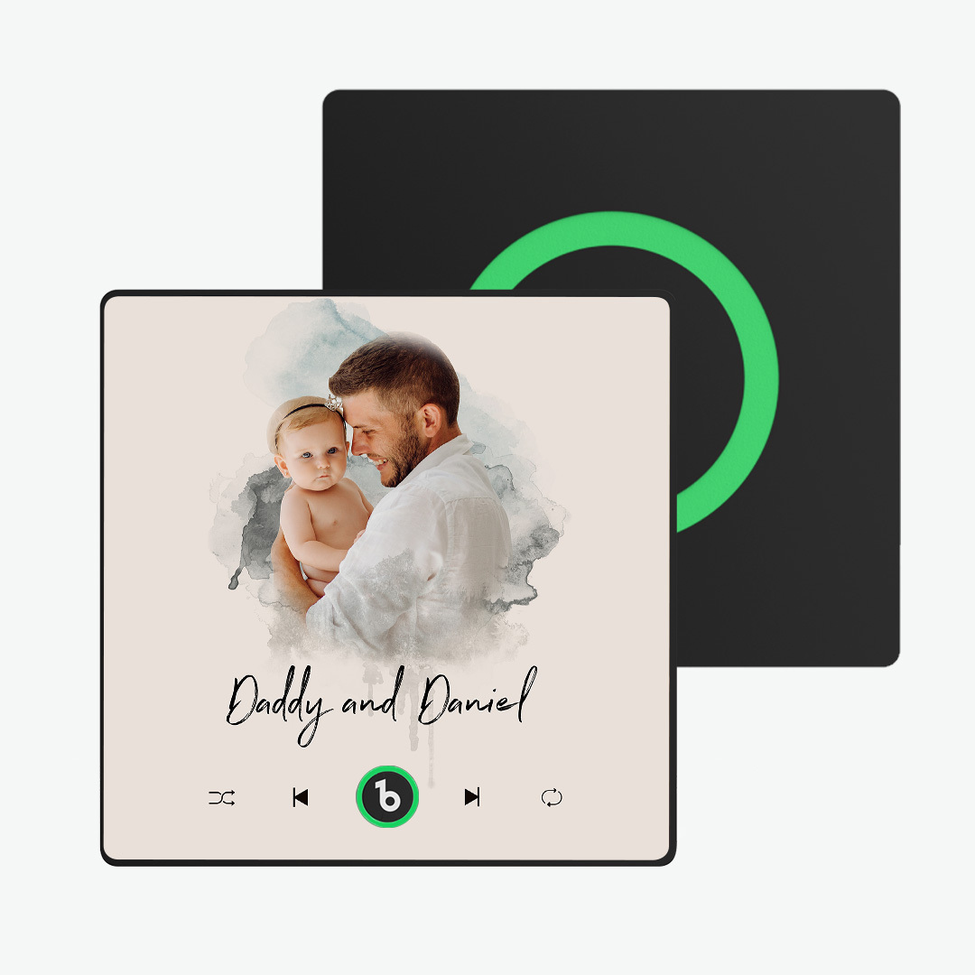 Imán De Nevera Con Música De Color Morado Y Amatista Personalizado, Nuevo Adhesivo De Pared Con Foto Musical De Actualización 4.0 Que Reproduce Música Sin Teléfono Móvil, Varios Estilos, Regalos Para Parejas - santacalcetines