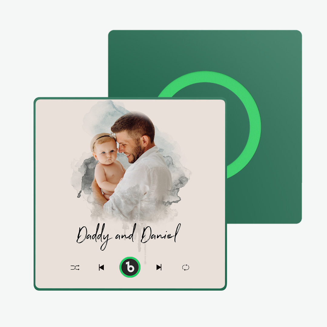 Imán De Nevera Con Música De Color Morado Y Amatista Personalizado, Nuevo Adhesivo De Pared Con Foto Musical De Actualización 4.0 Que Reproduce Música Sin Teléfono Móvil, Varios Estilos, Regalos Para Parejas - santacalcetines