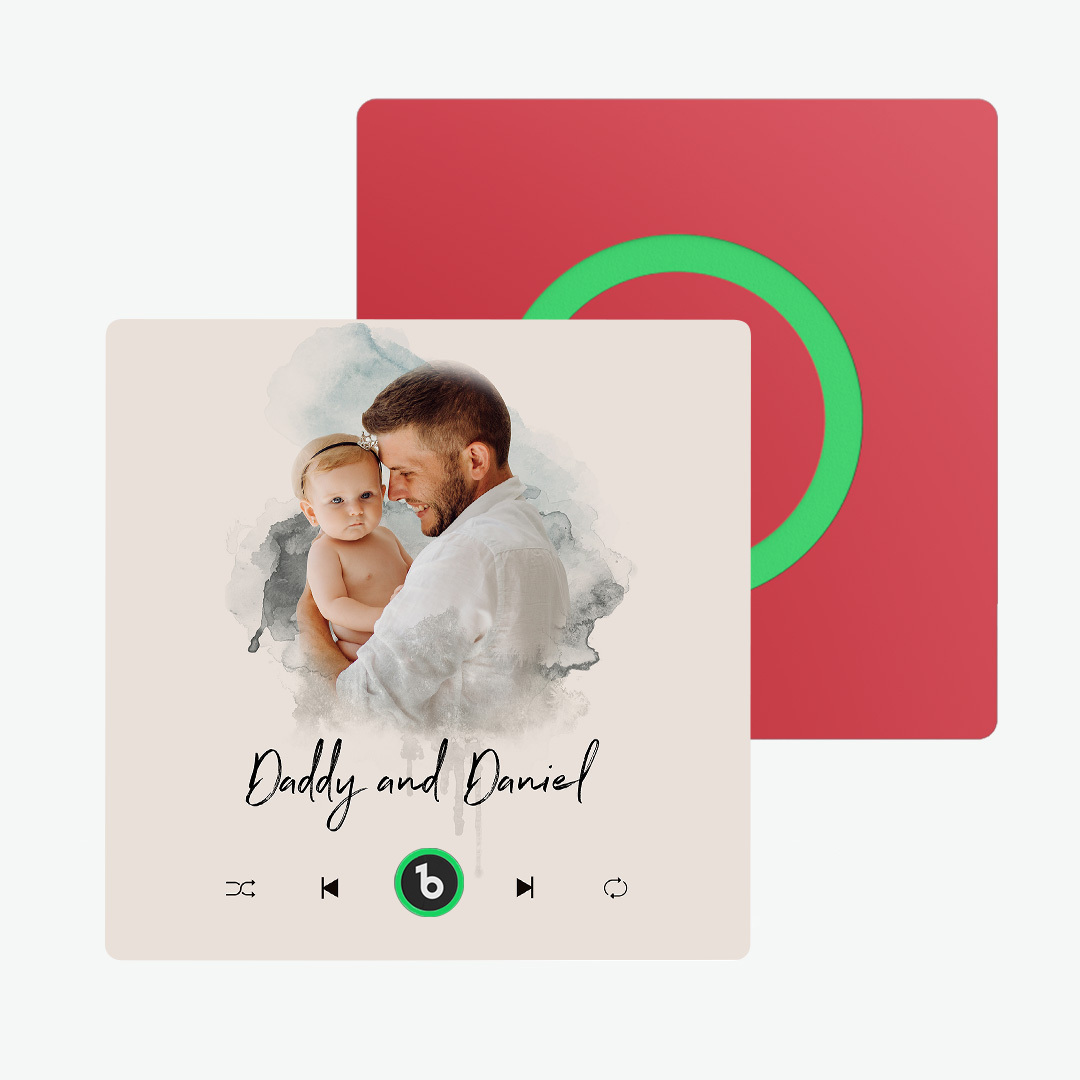 Imán De Nevera Con Música De Color Morado Y Amatista Personalizado, Nuevo Adhesivo De Pared Con Foto Musical De Actualización 4.0 Que Reproduce Música Sin Teléfono Móvil, Varios Estilos, Regalos Para Parejas - santacalcetines
