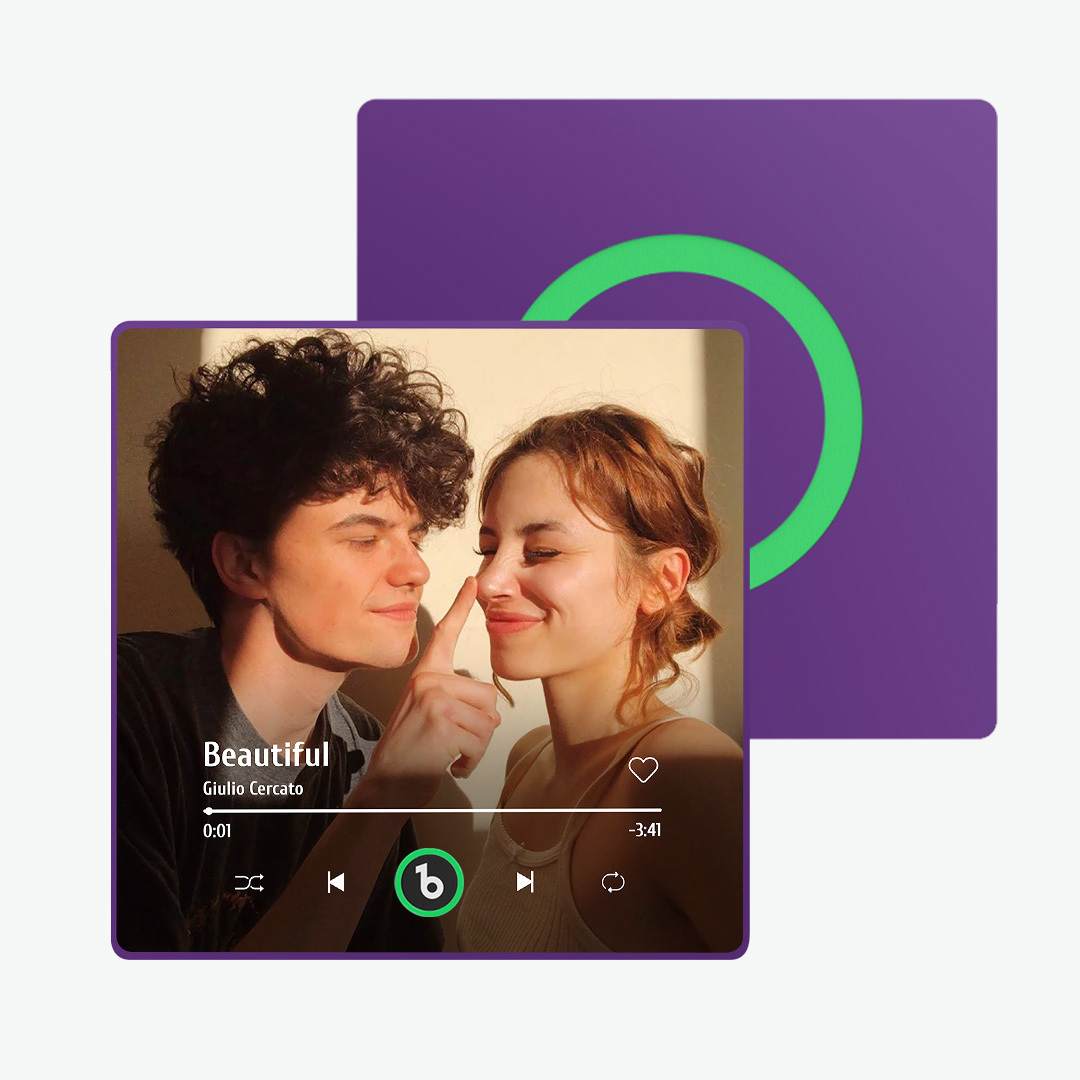Imán De Nevera Con Música De Color Morado Y Amatista Personalizado, Nuevo Adhesivo De Pared Con Foto Musical De Actualización 4.0 Que Reproduce Música Sin Teléfono Móvil, Varios Estilos, Regalos Para Parejas - santacalcetines