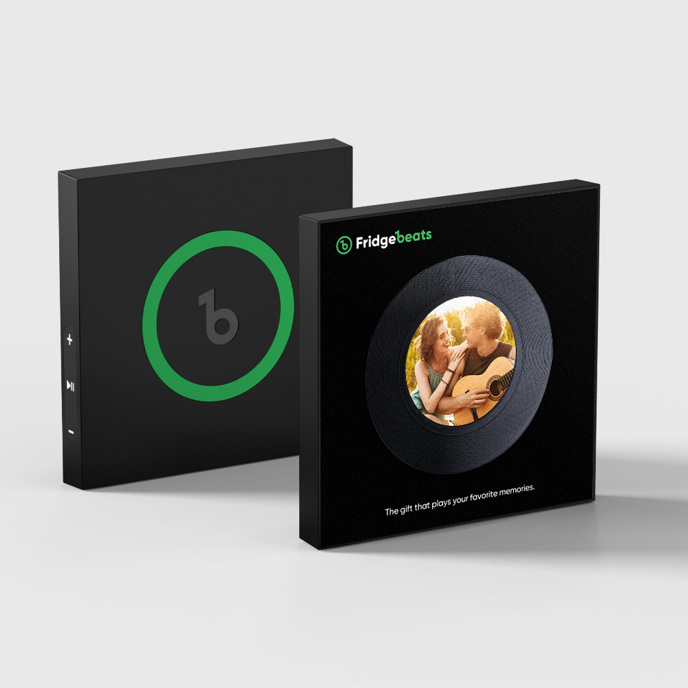 El Imán Personalizado Para Nevera Con Música Y Fotografías Puede Personalizar De 1 A 6 Vinilos Y Canciones