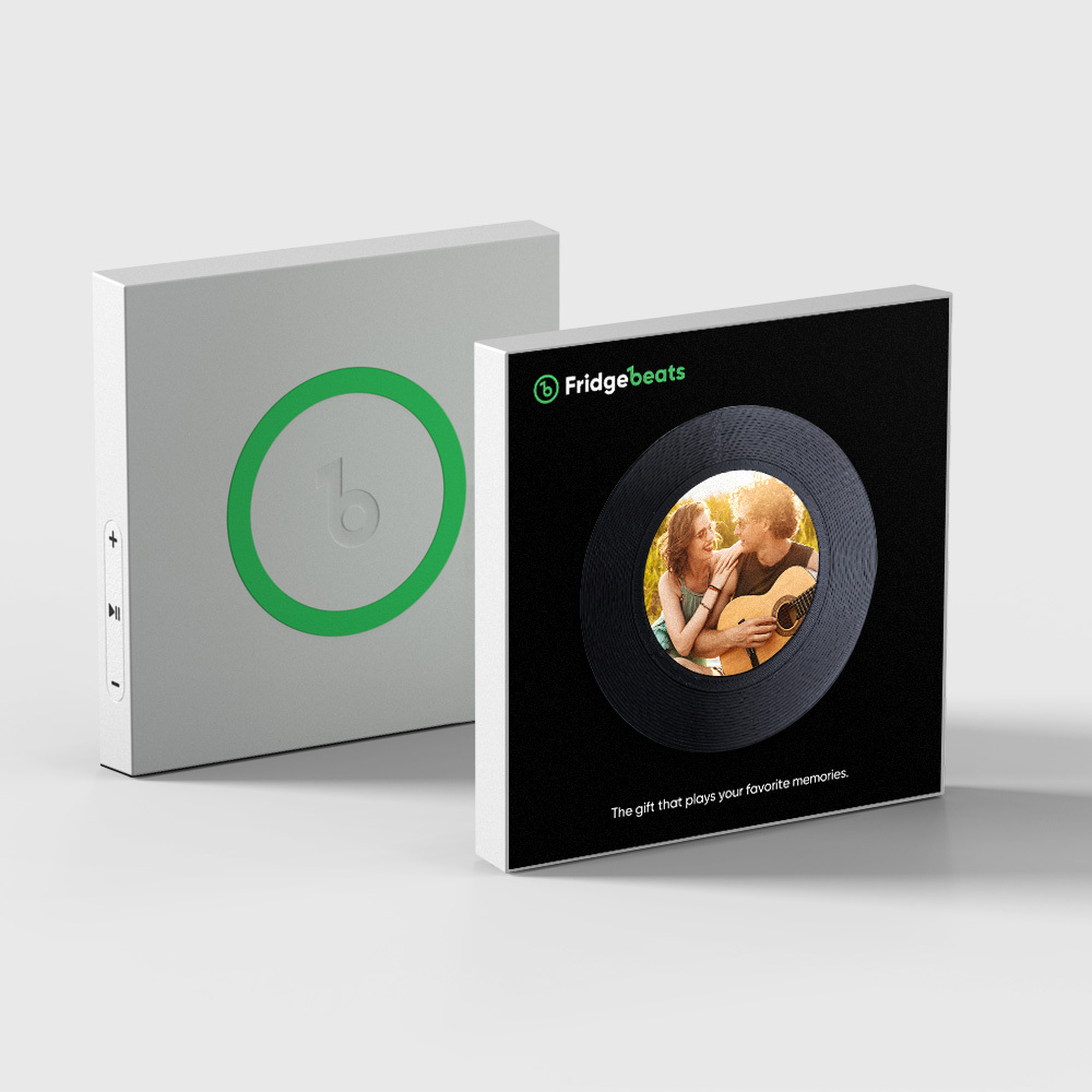 El Imán Personalizado Para Nevera Con Música Y Fotografías Puede Personalizar De 1 A 6 Vinilos Y Canciones - santacalcetines