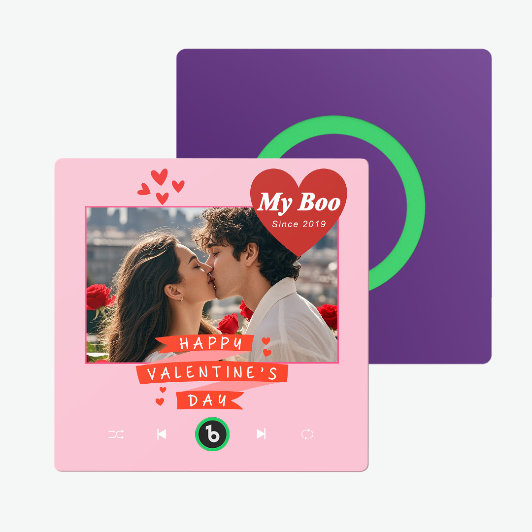 Imanes De Nevera Con Música Personalizados. Imán De Nevera Con Música Personalizado. Marco Colorido. Álbum Con Imán Para Nevera. Puede Reproducir Canciones. Regalo Para Un Amante. - santacalcetines