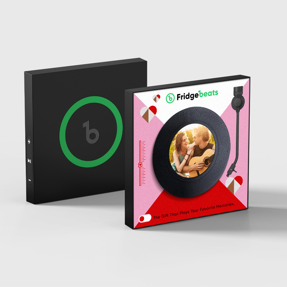 El Imán Personalizado Para Nevera Con Música Y Fotografías Puede Personalizar De 1 A 6 Vinilos Y Canciones
